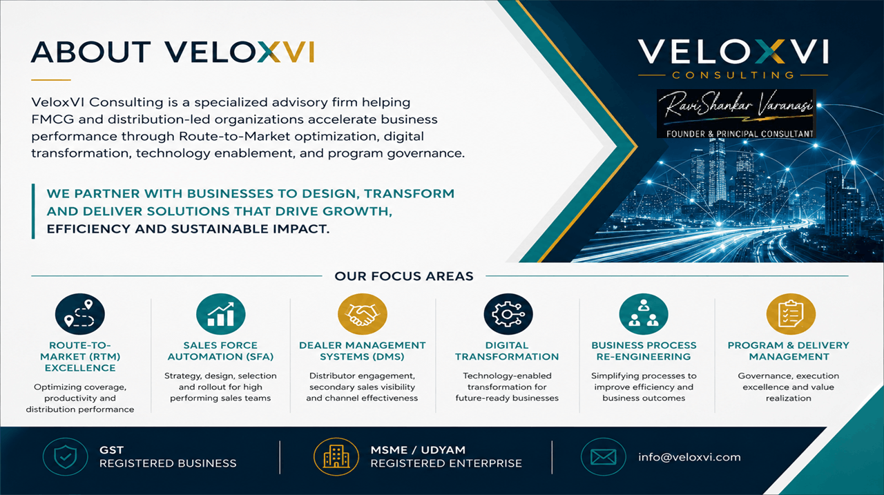 About VeloxVI Advisory Profile & Focus Areas